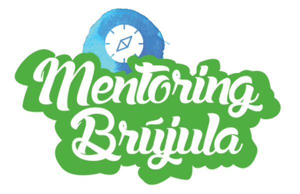 logo mentoring brujula